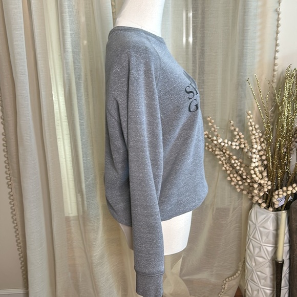 Spiritual Gangster sweatshirt raglan Sweater Grey sz S - Picture 2 of 5